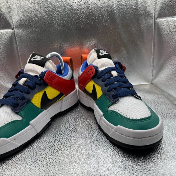 Size 7 Nike Dunk Low Disrupt Womens Multicolor Running Sneakers CK6654-004 - Picture 5 of 10